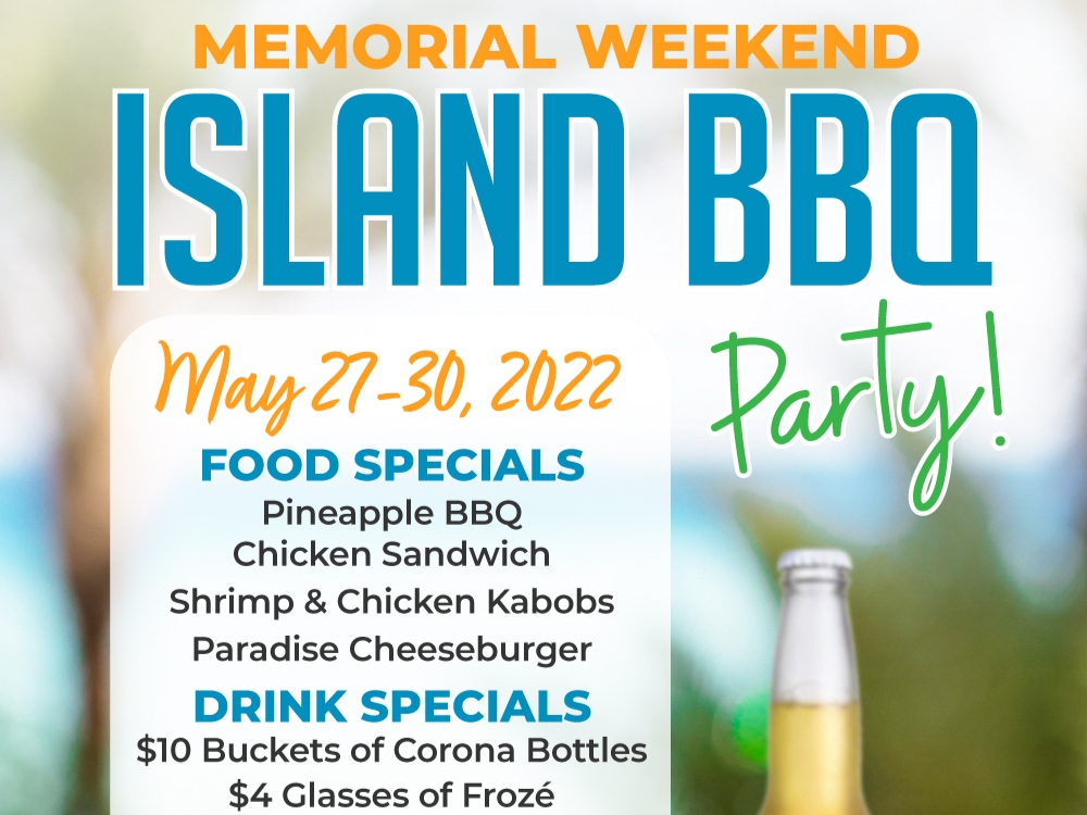 Memorial Weekend Island BBQ Party at Harbor Kitchen + Tap!